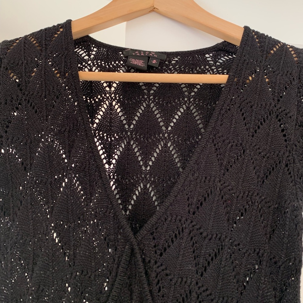 Vintage Pink Tartan knit dress - Picture 4 of 8
